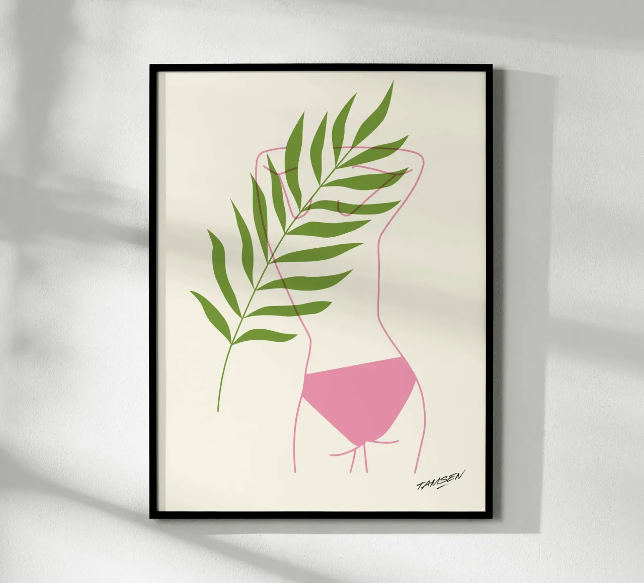 Rosa e verde poster da Tamsen Design