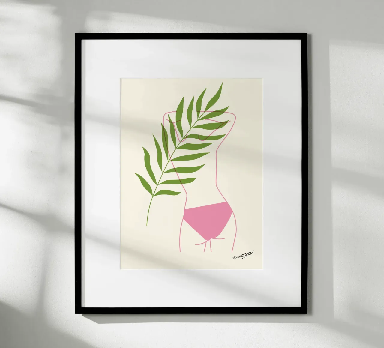 Rosa e verde poster da Tamsen Design