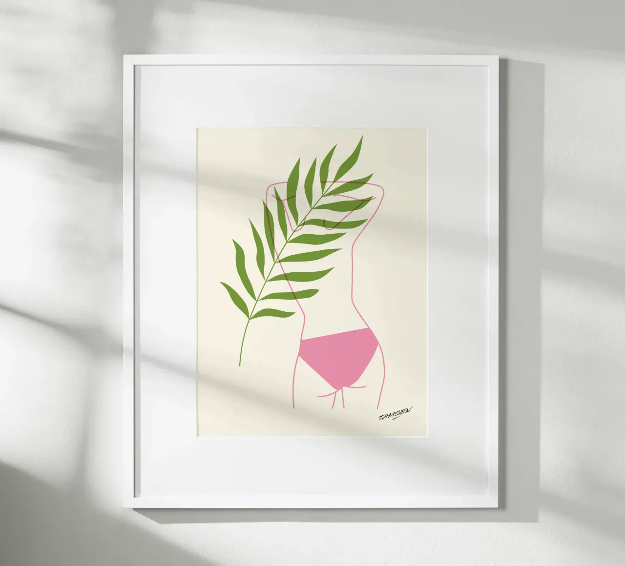 Rosa e verde poster da Tamsen Design