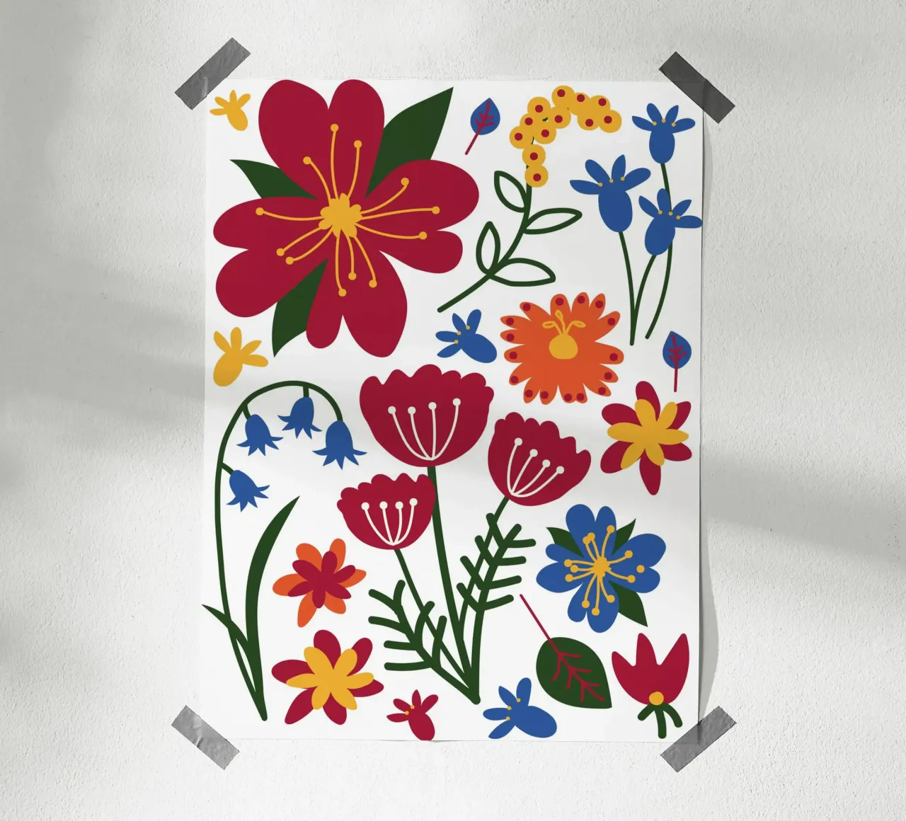 Flowers poster da Artsy Bessy