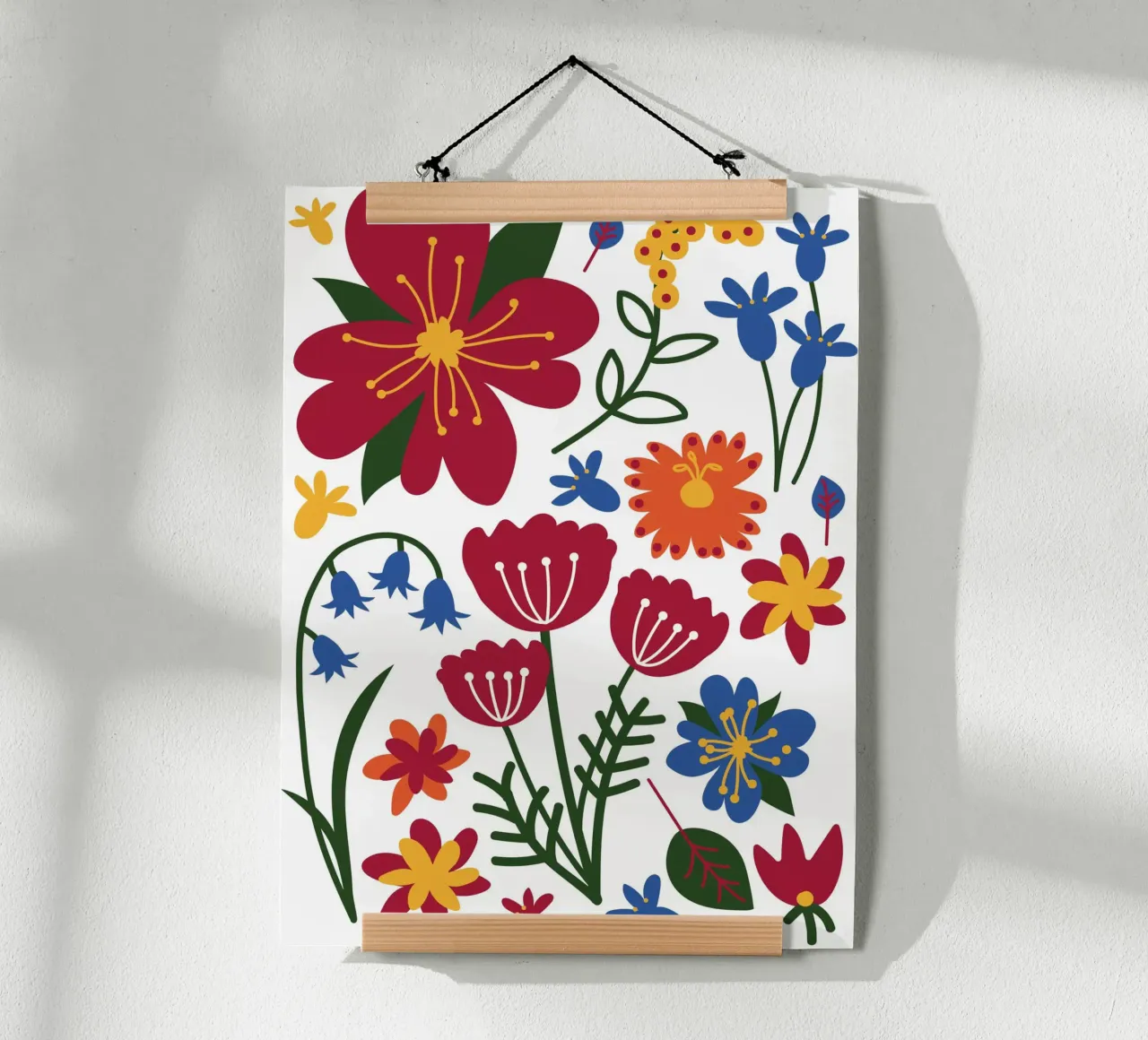 Flowers poster da Artsy Bessy