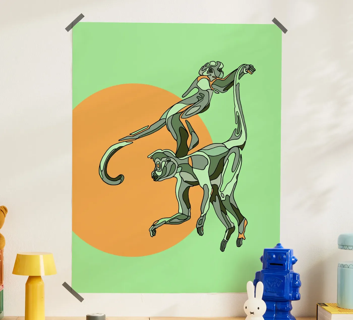 MONKEY HOP poster da raphaelgrischa