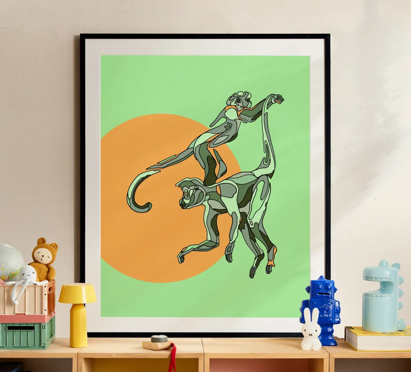 MONKEY HOP poster da raphaelgrischa