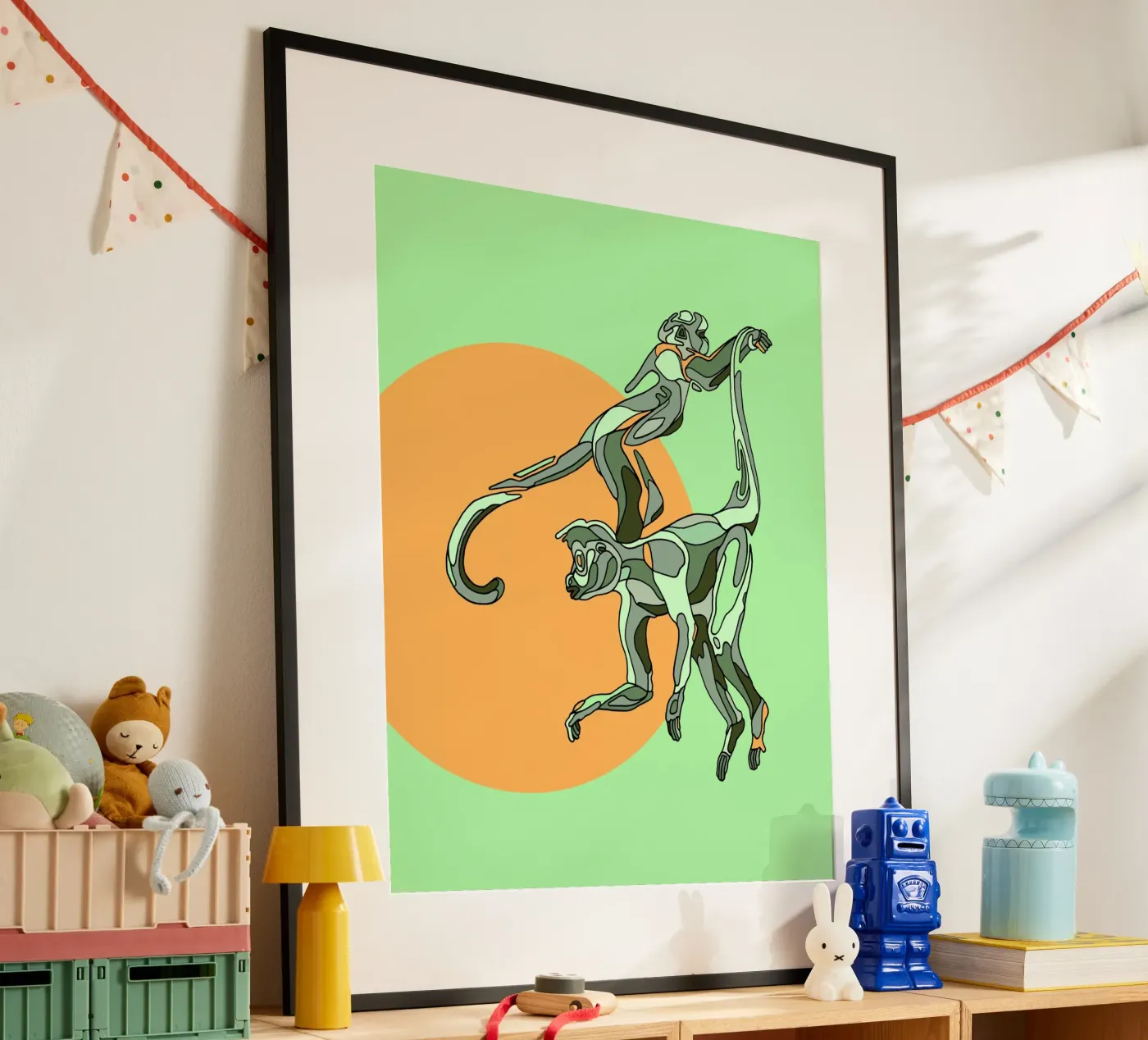 MONKEY HOP poster da raphaelgrischa