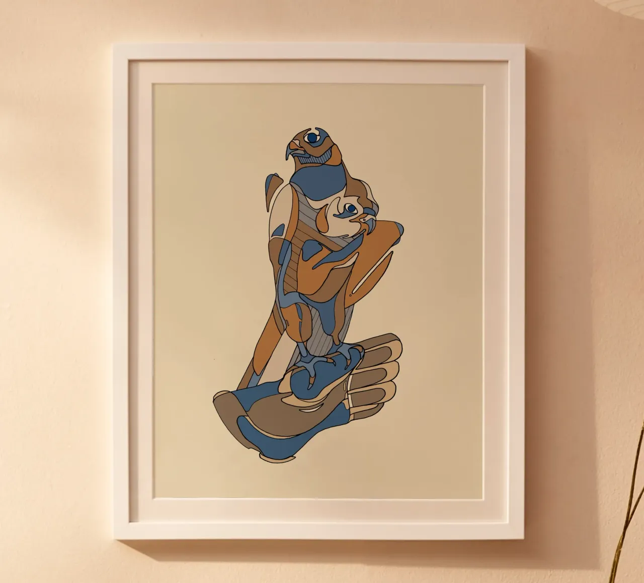 DOUBLE HEADED FALCON poster da raphaelgrischa