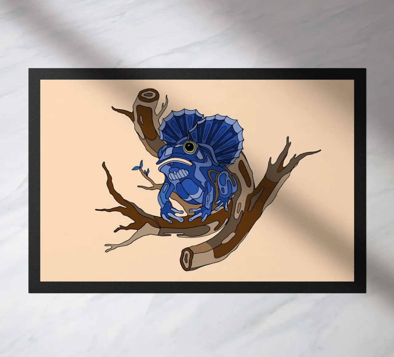 FLYING FROG doormat by raphaelgrischa