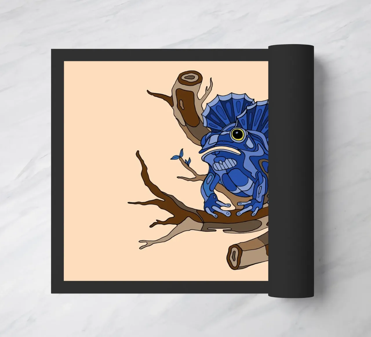 FLYING FROG doormat by raphaelgrischa