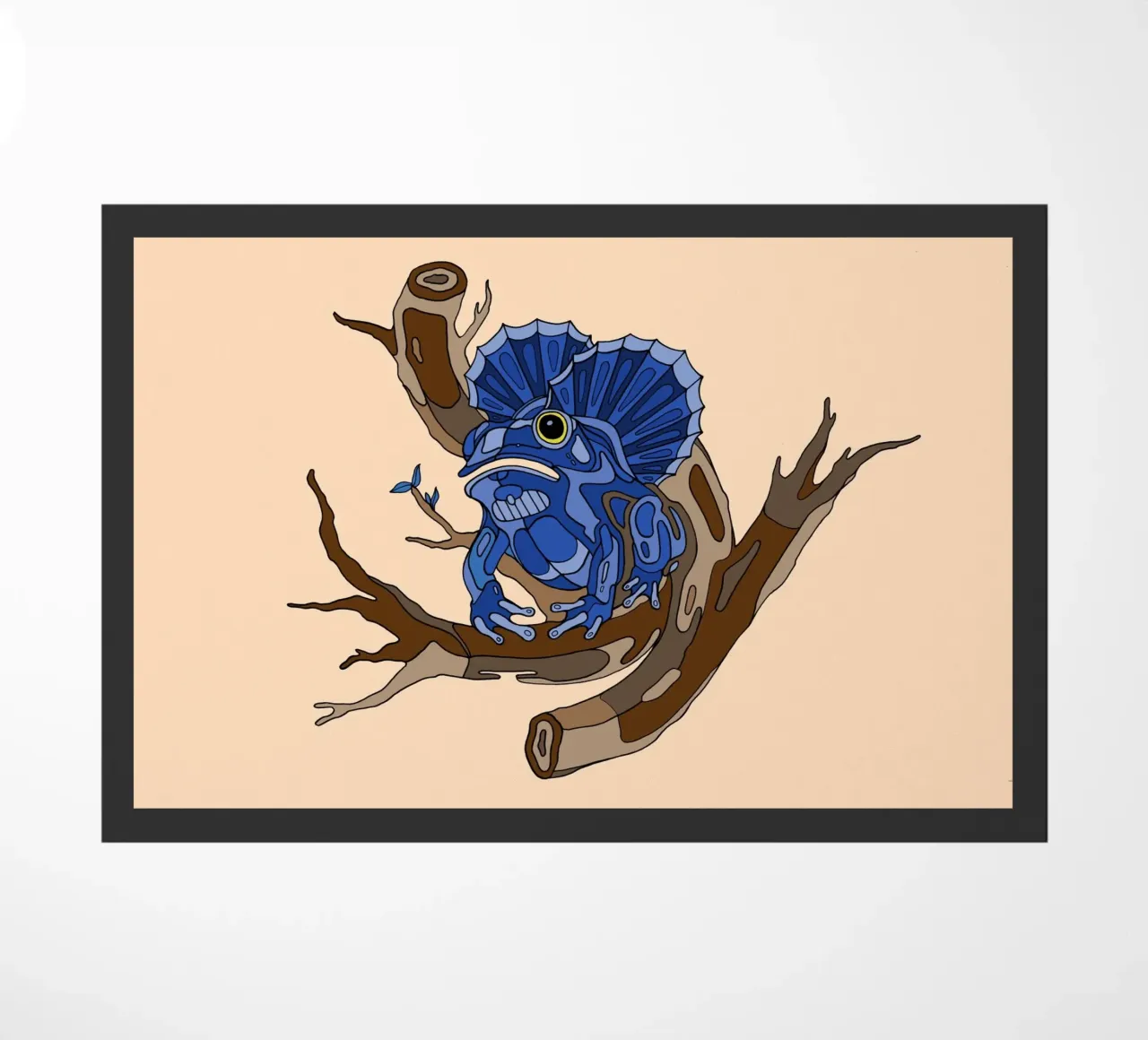 FLYING FROG doormat by raphaelgrischa