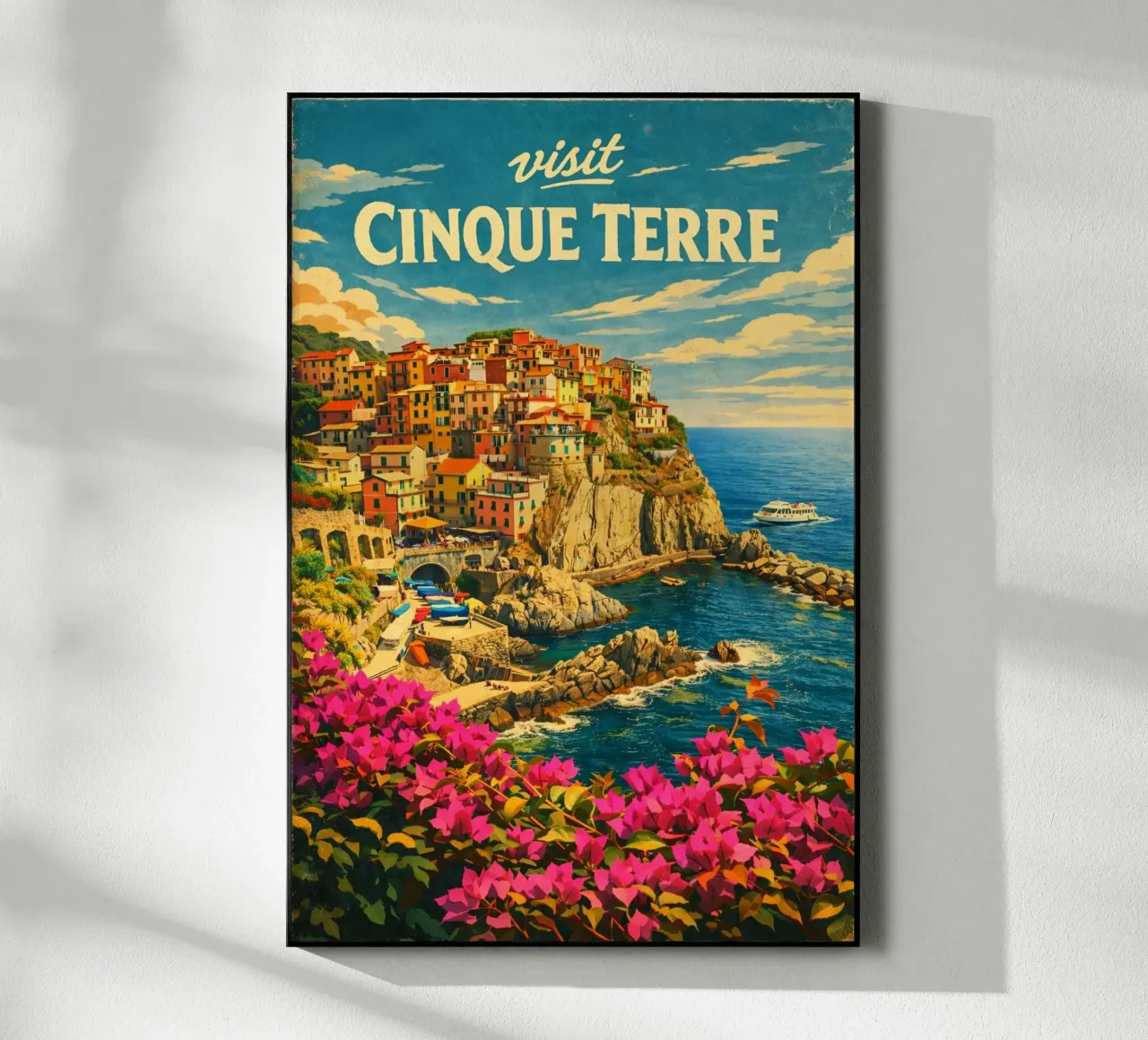 Visit Cinque Terre plexiglass da KevKon