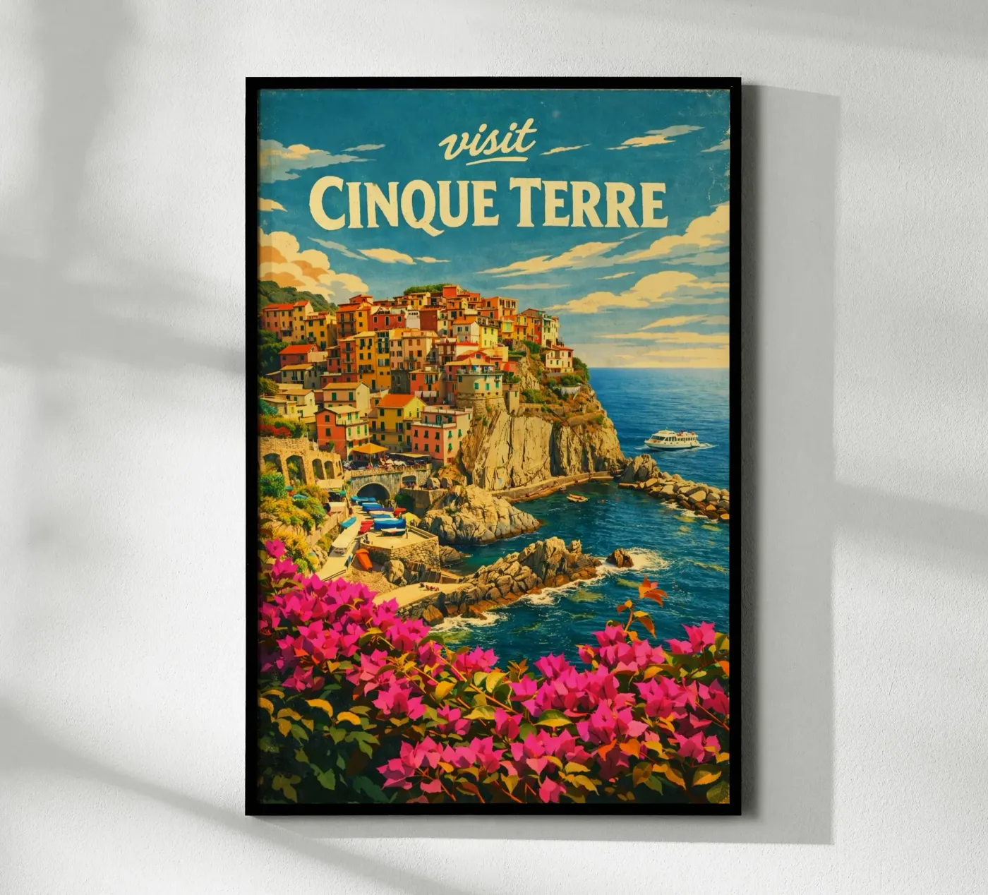 Visit Cinque Terre poster da KevKon