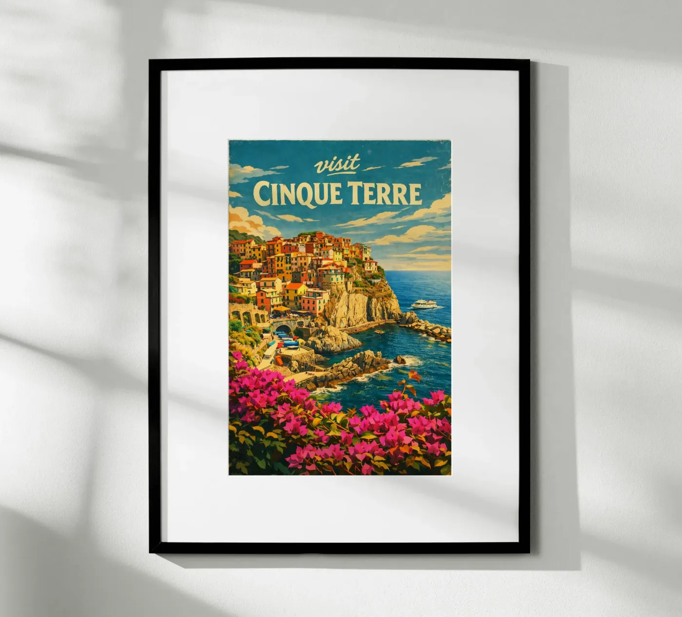 Visit Cinque Terre poster da KevKon