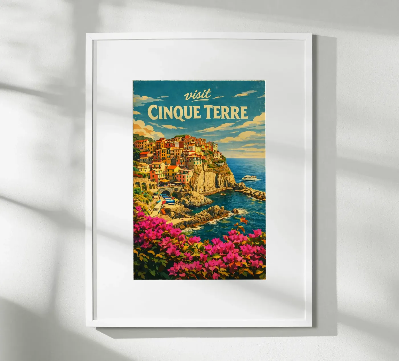 Visit Cinque Terre poster da KevKon