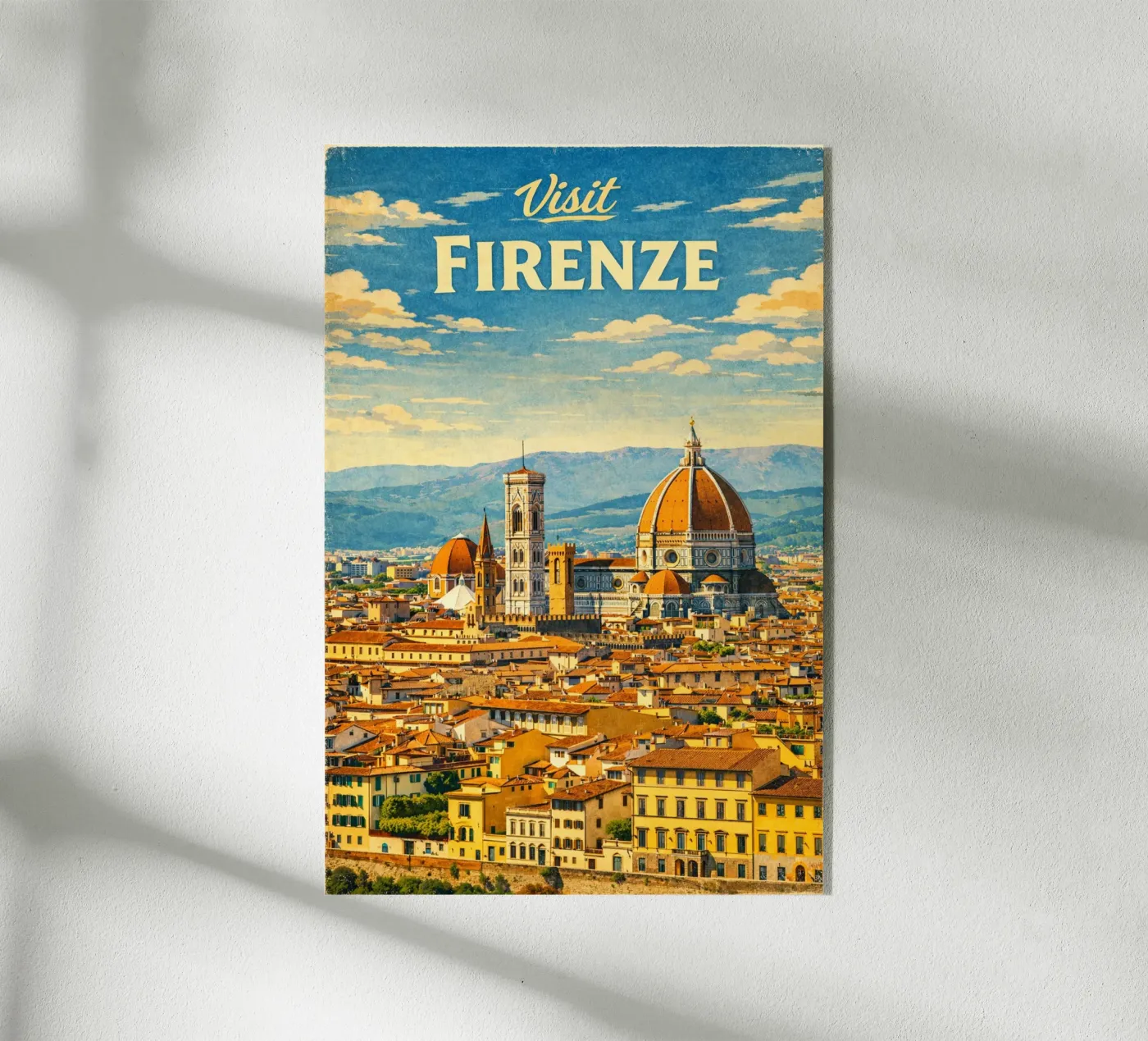 Visit Firenze acrylic glass by KevKon
