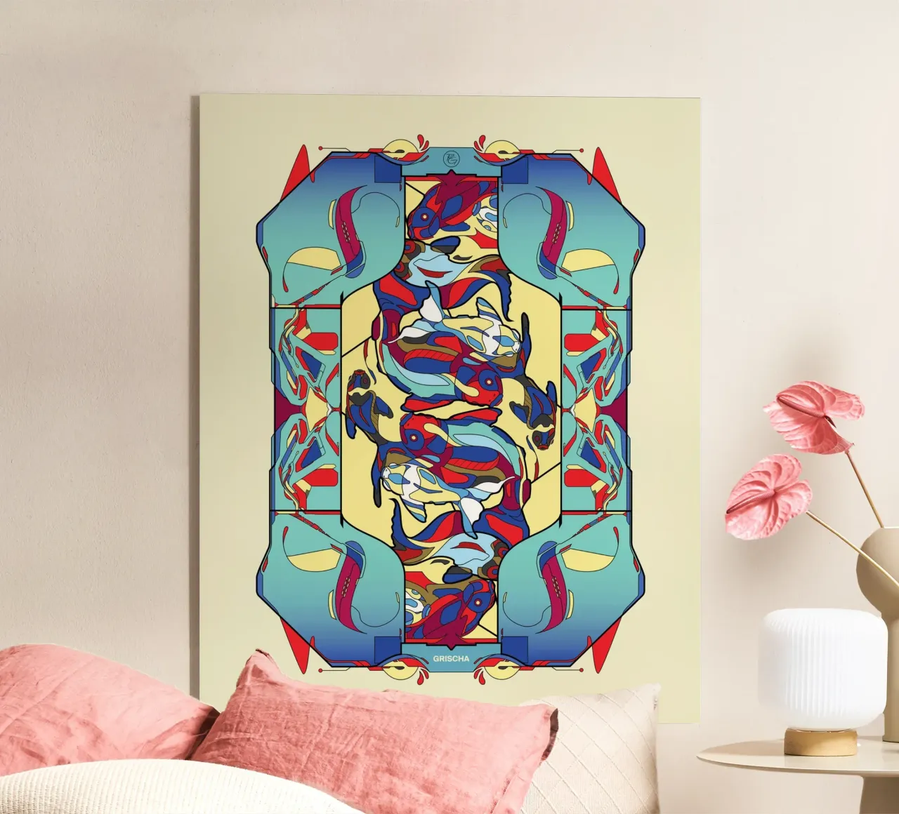 KOI acryl van raphaelgrischa