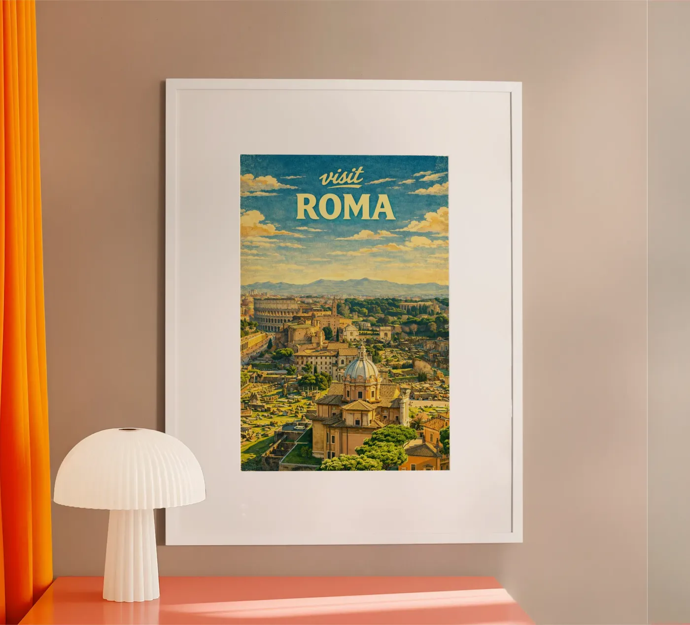 Visit Roma poster da KevKon