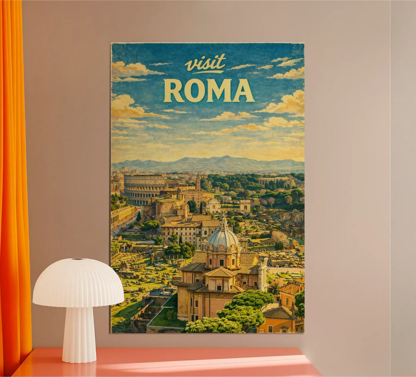 Visit Roma poster da KevKon