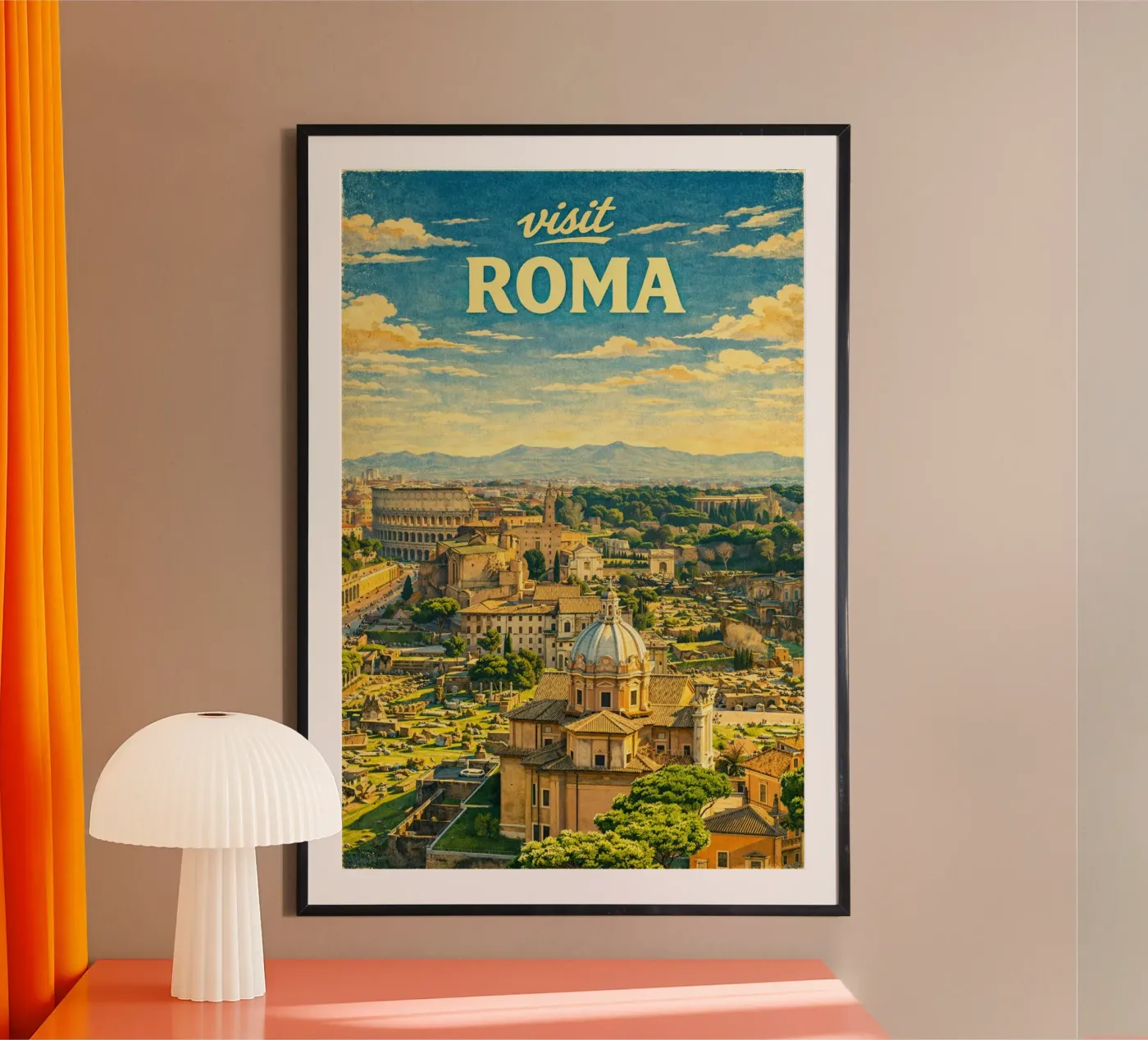 Visit Roma poster da KevKon