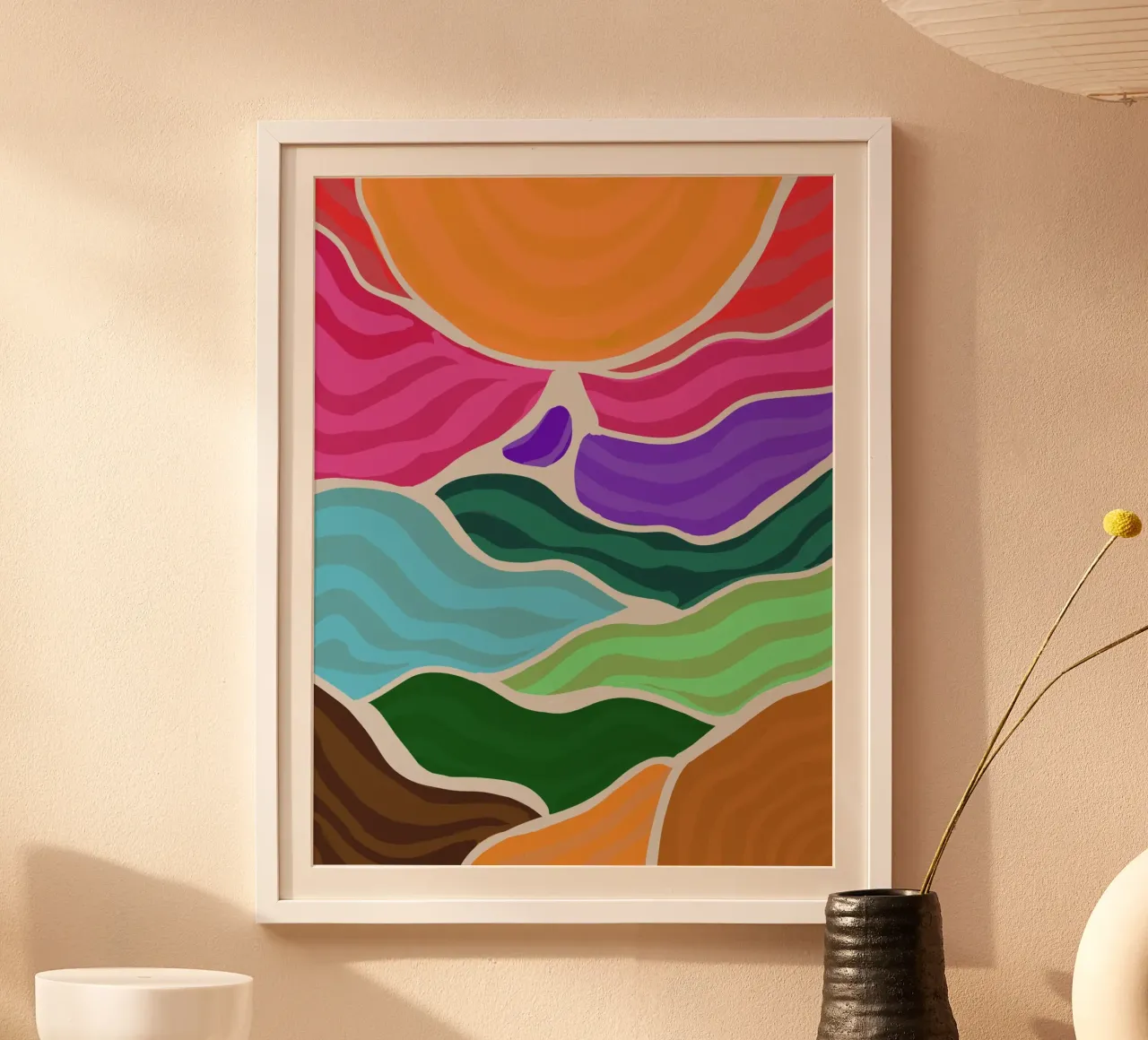 Rolling hills poster da Simplicity