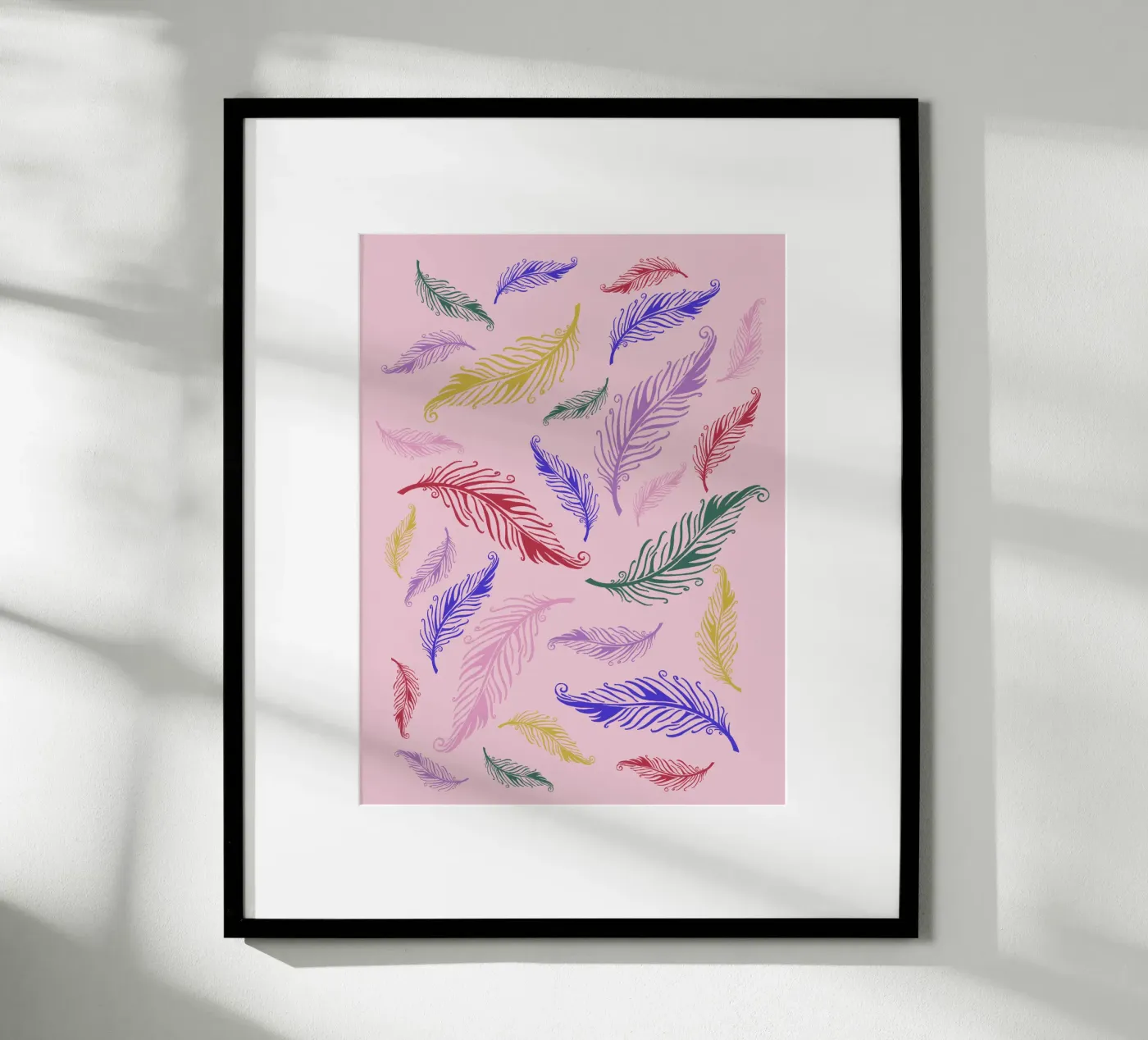 spring swirl poster by PaperLine Art