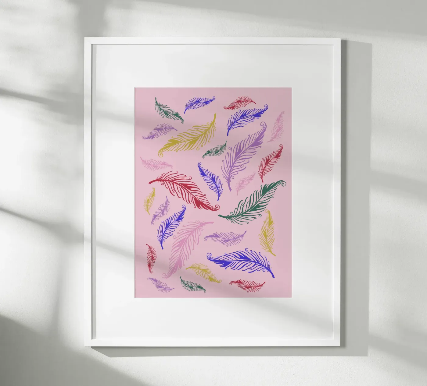 spring swirl poster by PaperLine Art