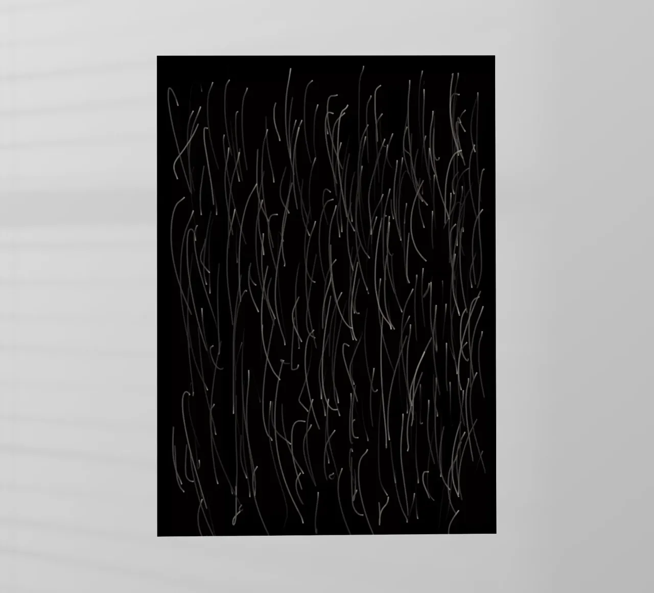 Pioggia scura pellicola backlit da Studio B