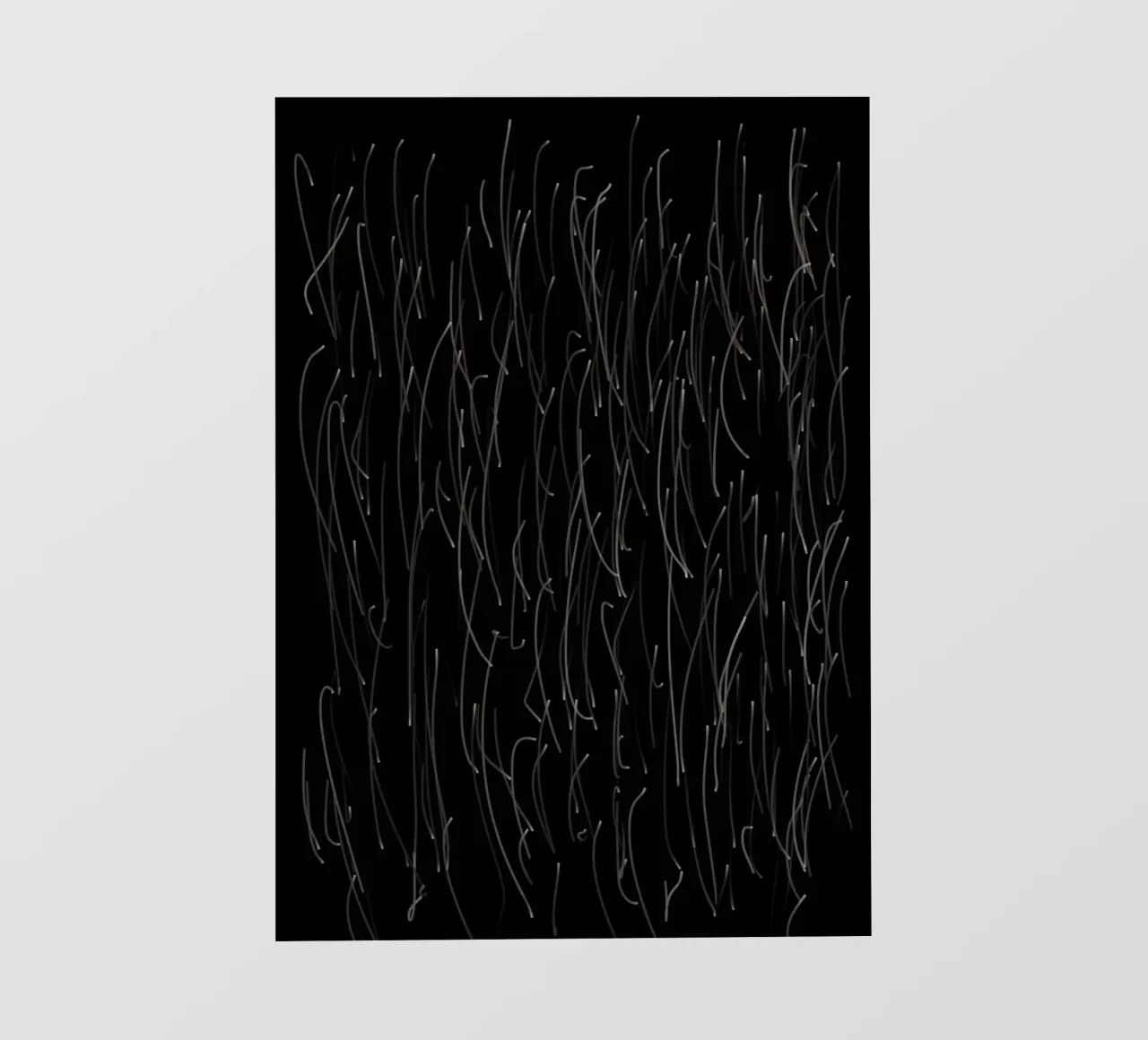 Dark Rain fotobehang van Studio B