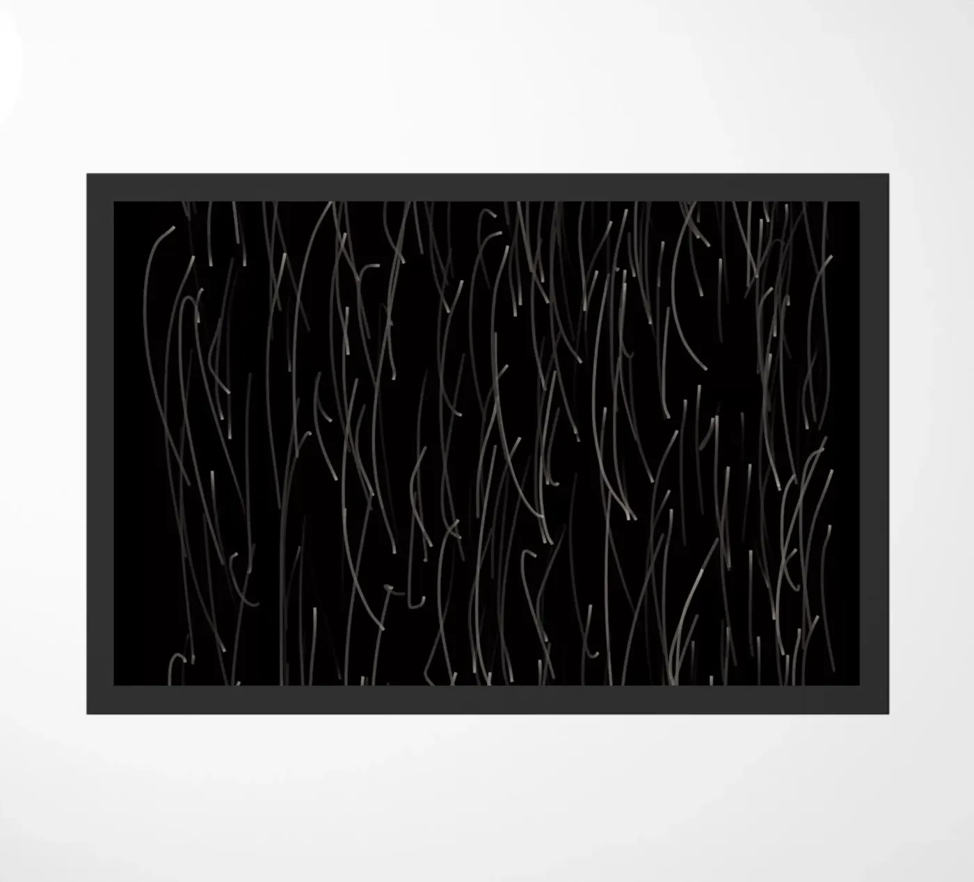 Dunkler Regen Fußmatte von Studio B