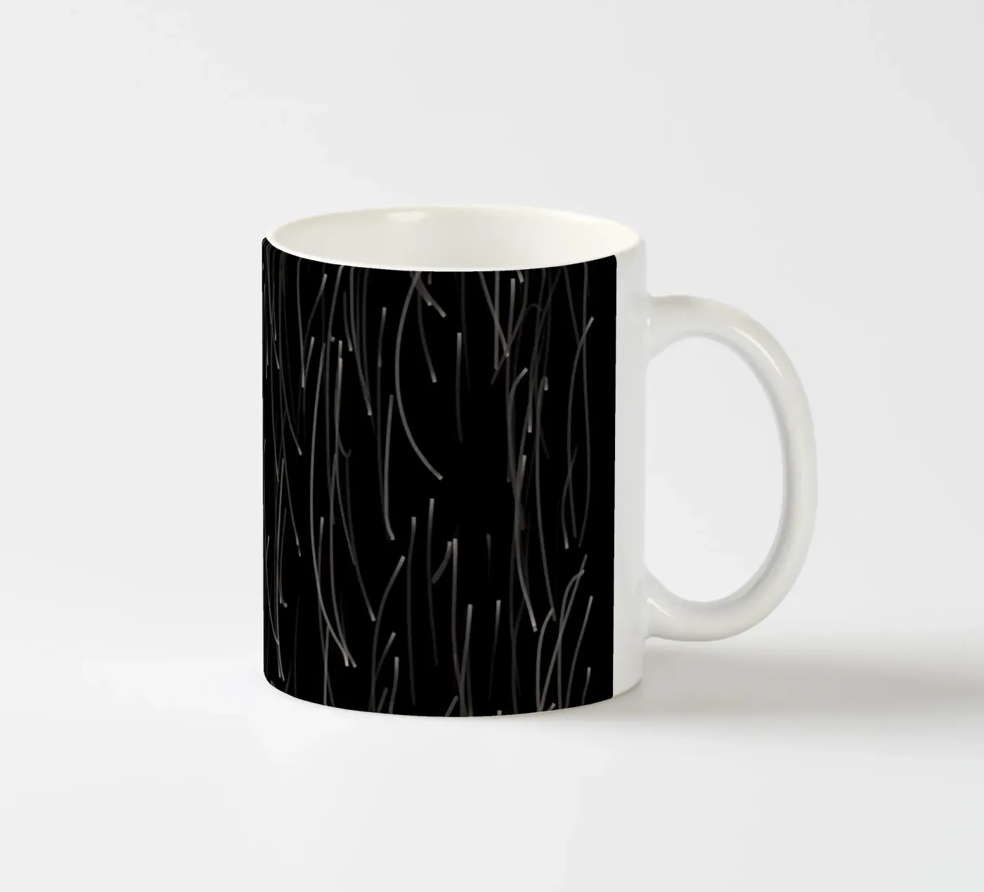 Dark Rain Keramik Tasse von Studio B