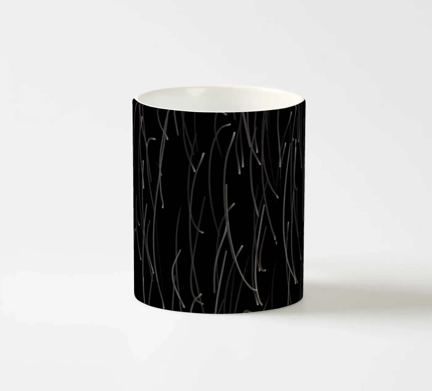 Dark Rain Keramik Tasse von Studio B