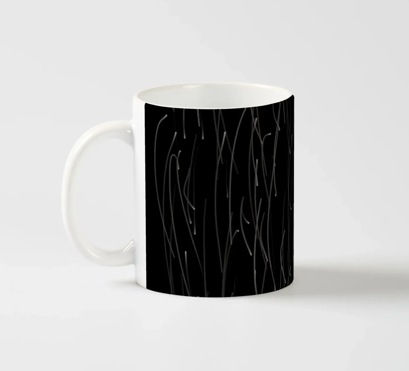 Dark Rain Keramik Tasse von Studio B