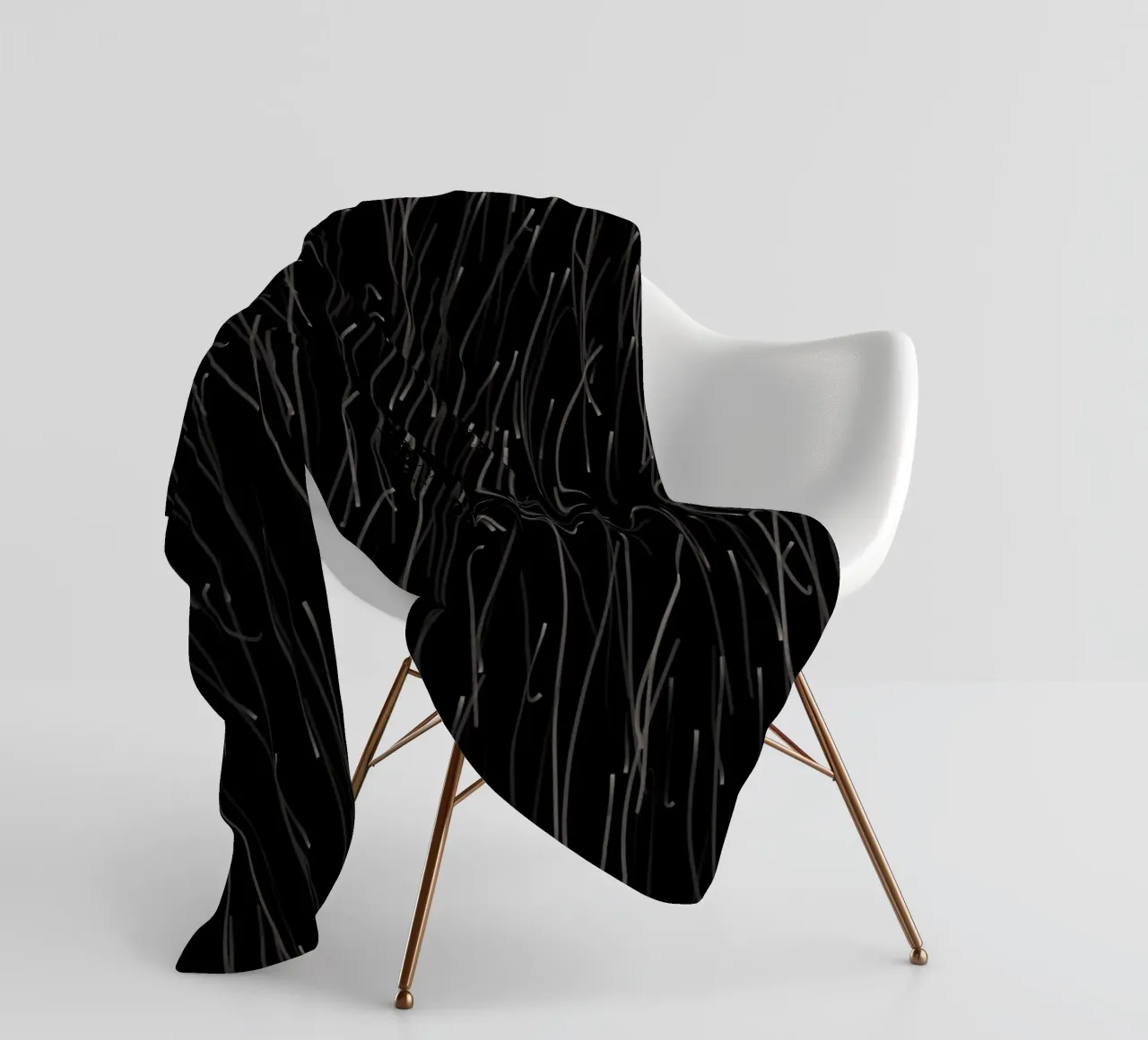 Dark Rain Fleecedecke von Studio B