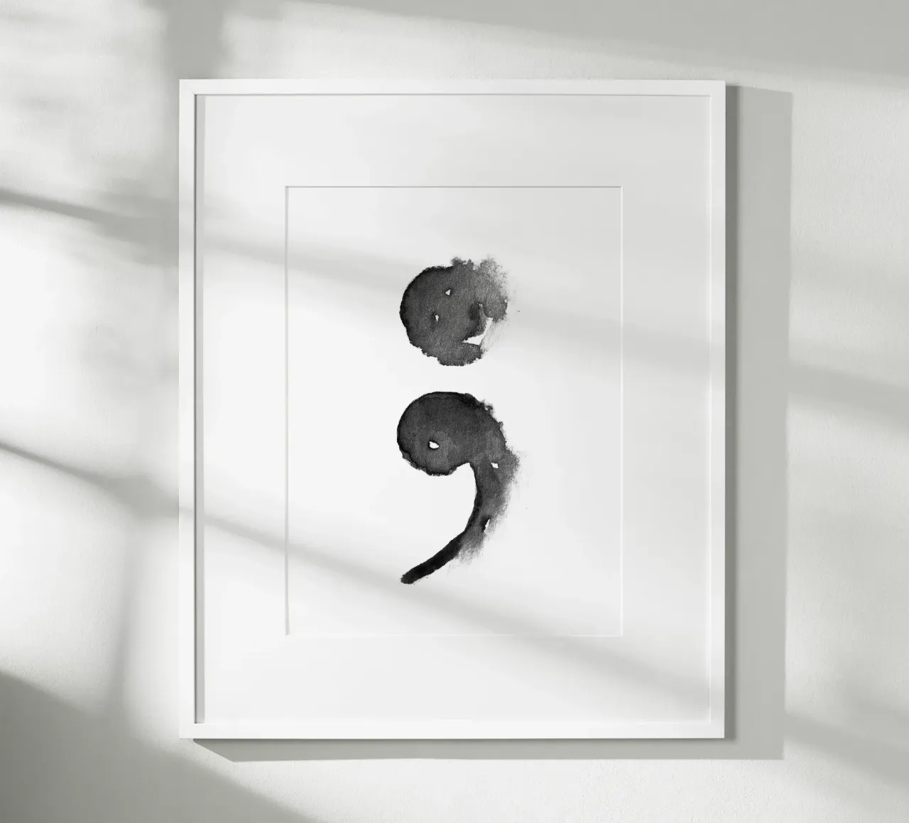 Semicolon poster da Quotes on walls