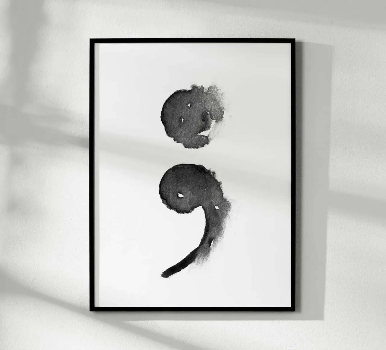Semicolon poster da Quotes on walls