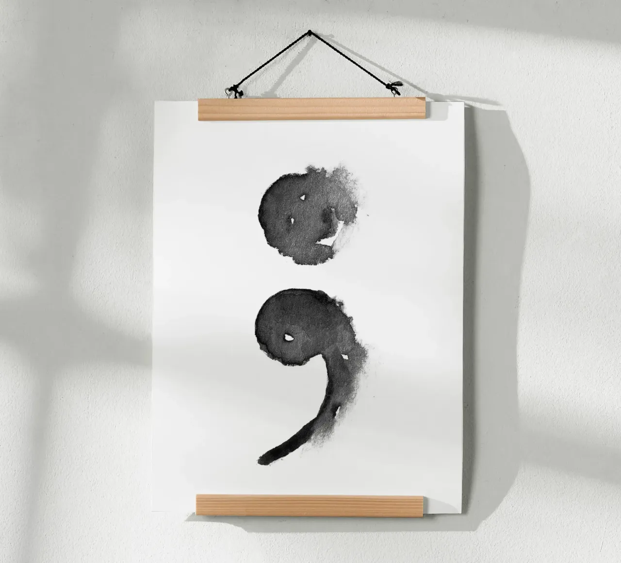 Semicolon poster da Quotes on walls