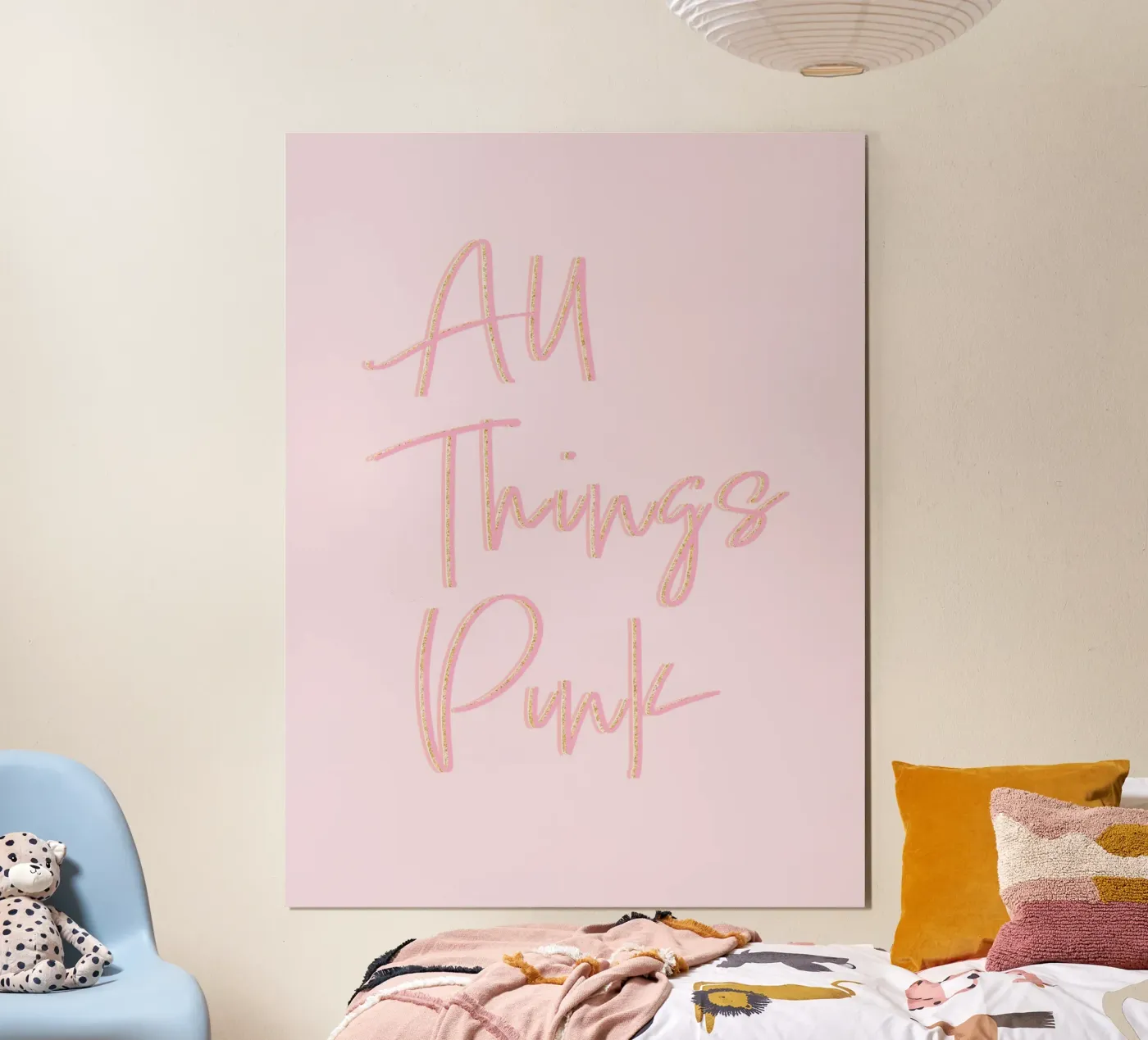 All Things Pink poster by Tiny Wonder Co.