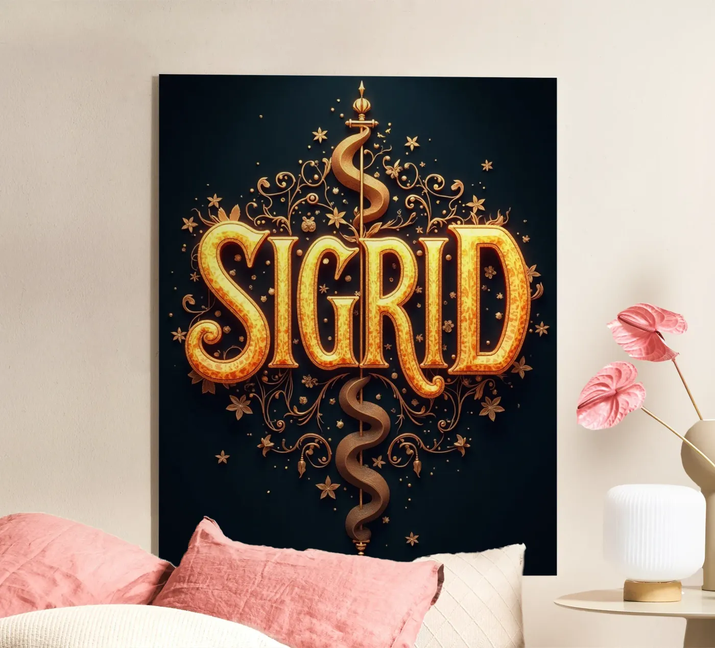 SIGRID plexiglass da CASTILO Namengalerie
