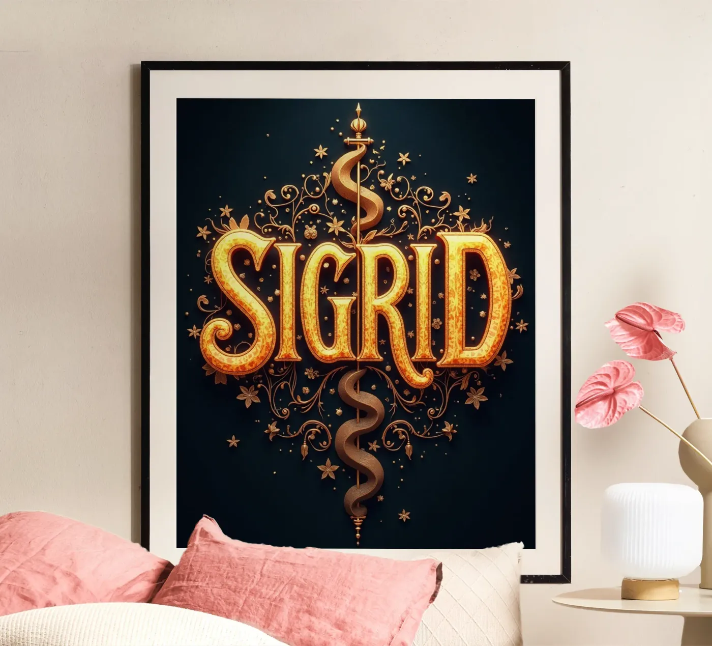 SIGRID poster van CASTILO Namengalerie