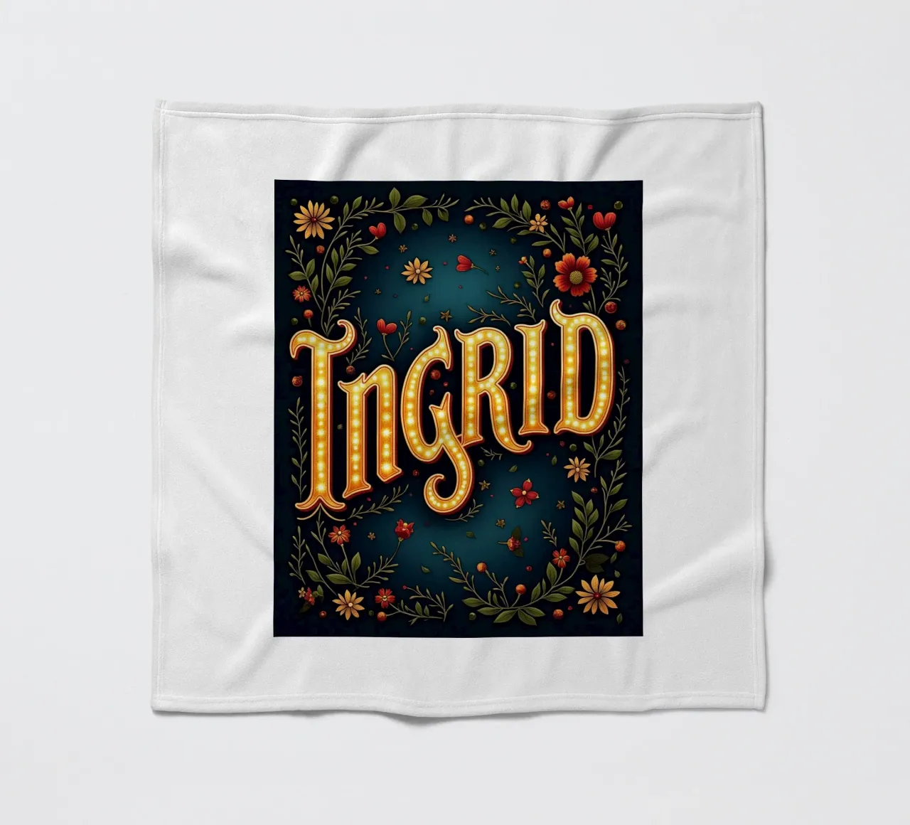 INGRID Fleecedecke von CASTILO Namengalerie