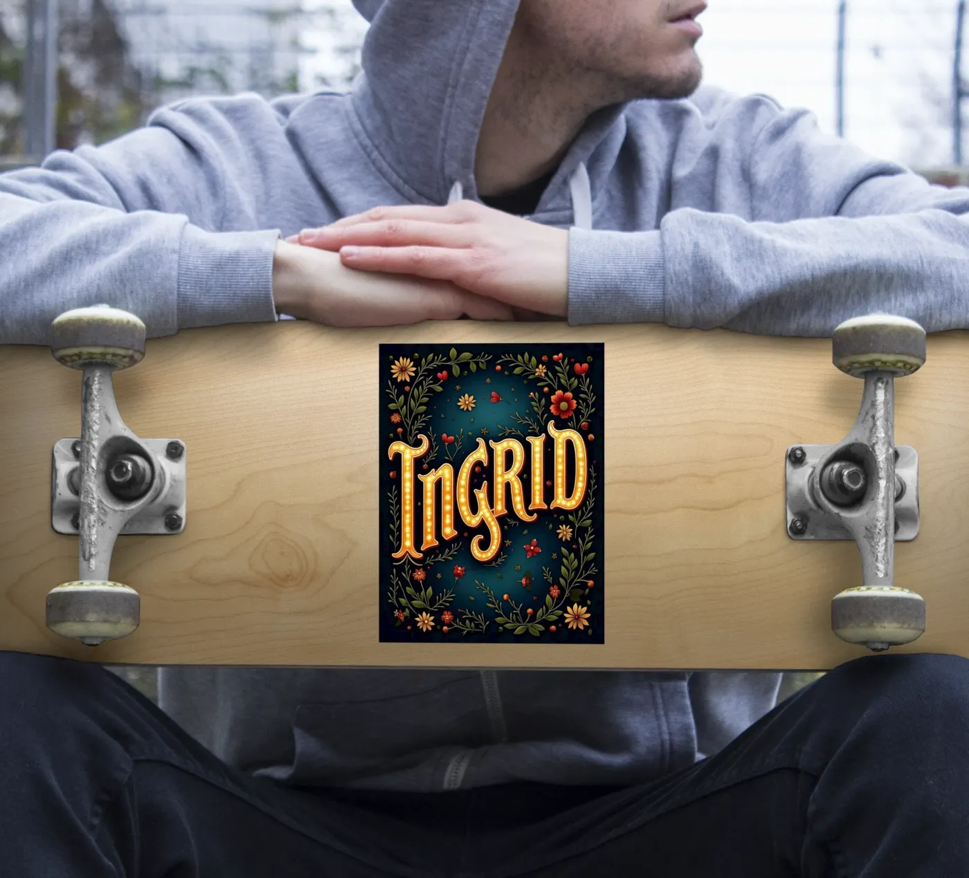 INGRID sticker van CASTILO Namengalerie