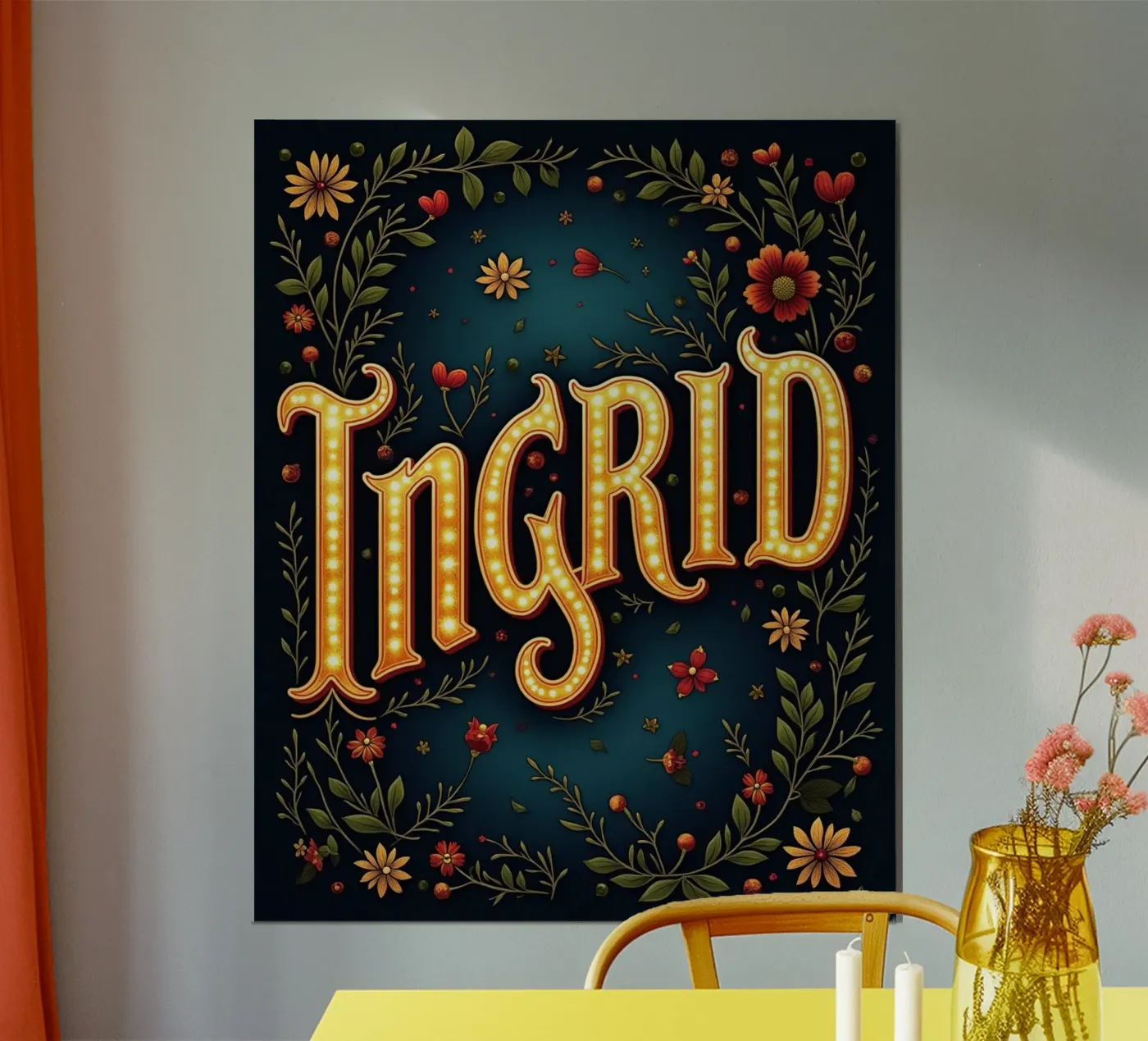 INGRID poster de CASTILO Namengalerie