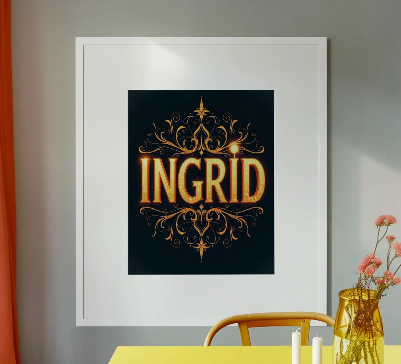 INGRID poster van CASTILO Namengalerie