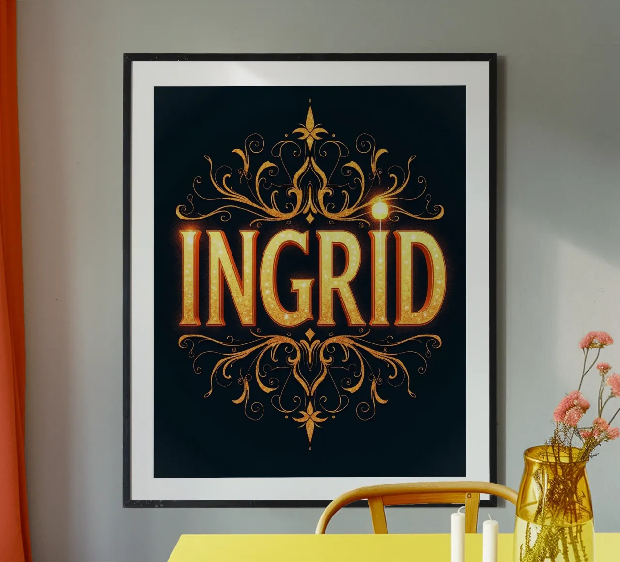 INGRID poster van CASTILO Namengalerie