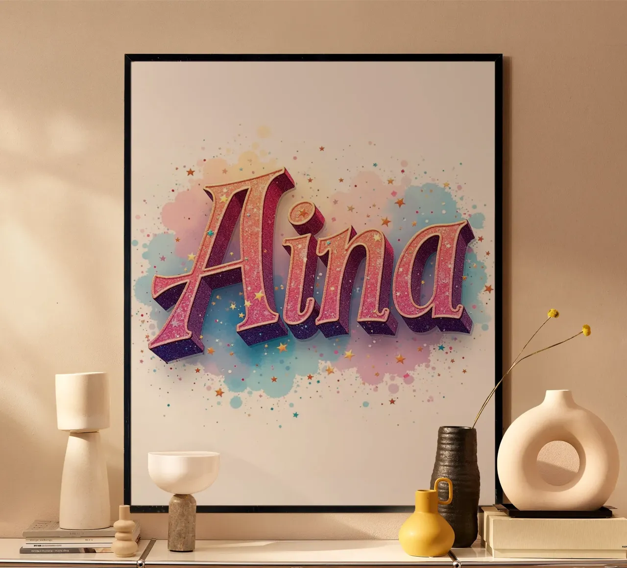 AINA poster by CASTILO Namengalerie