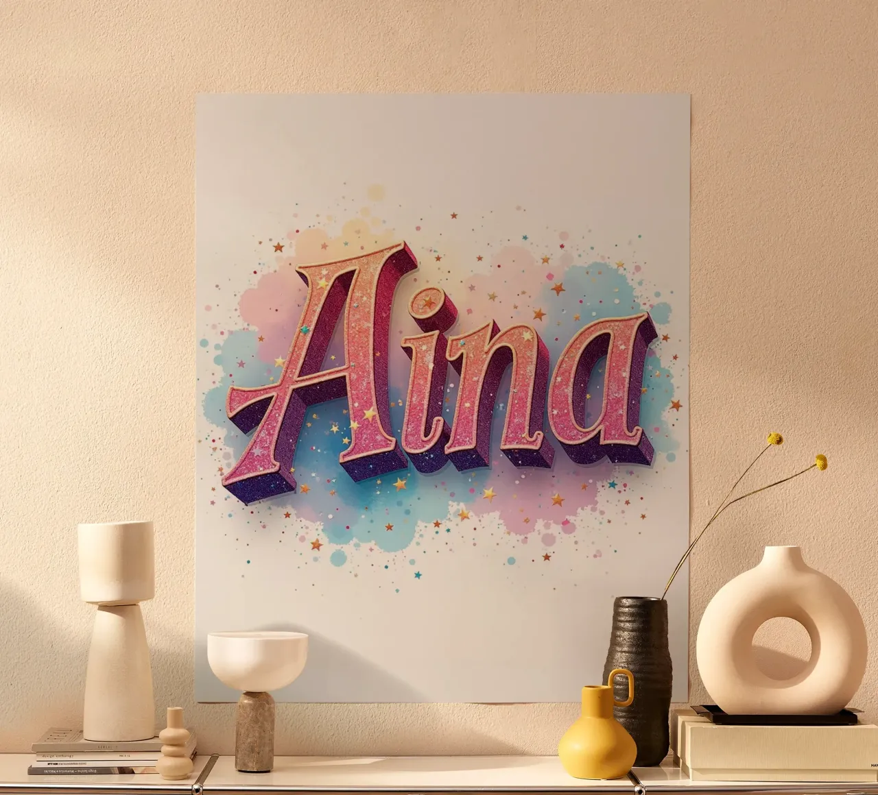AINA poster by CASTILO Namengalerie