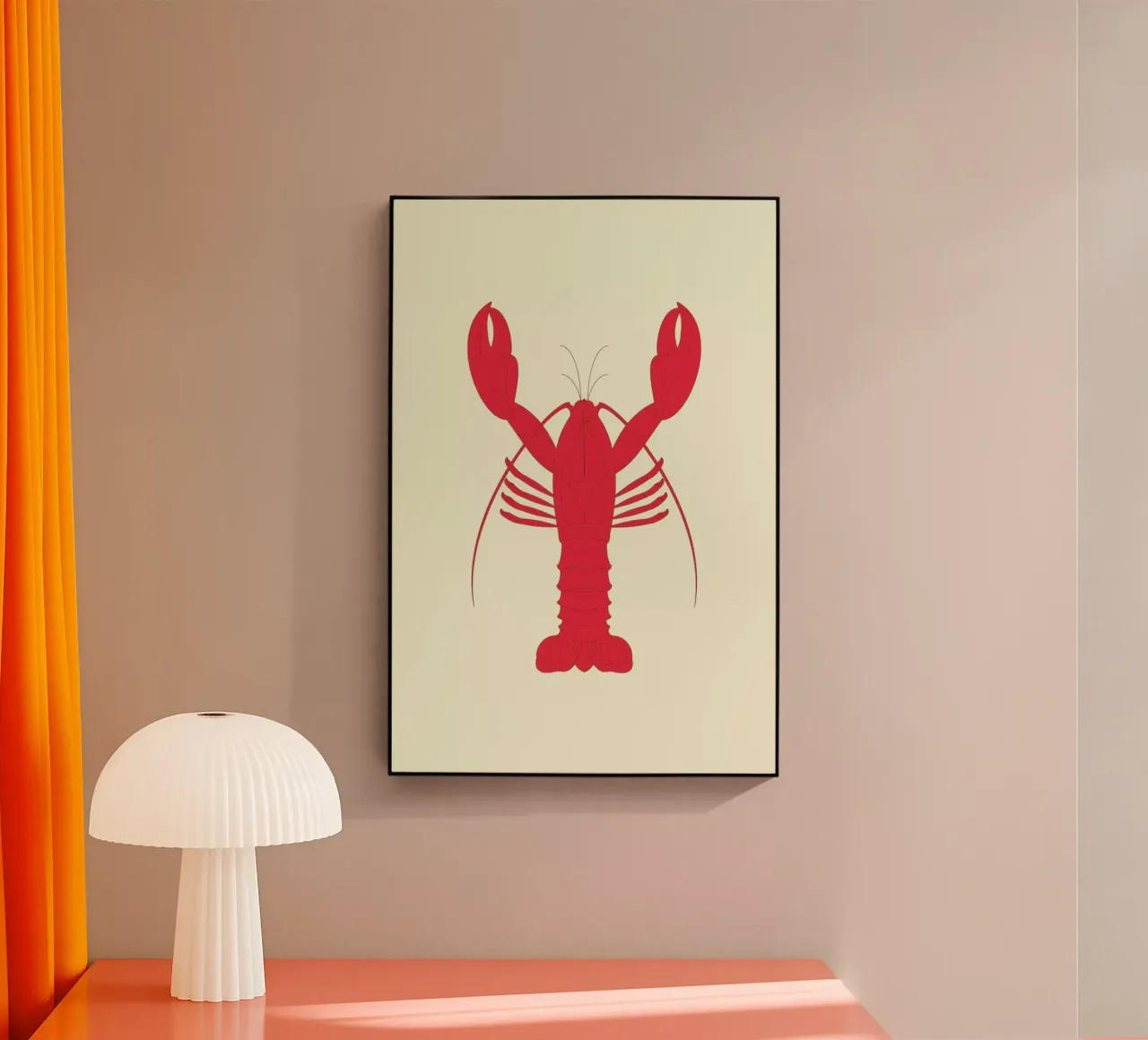 Hummer acrylic glass by Swen Swensøn