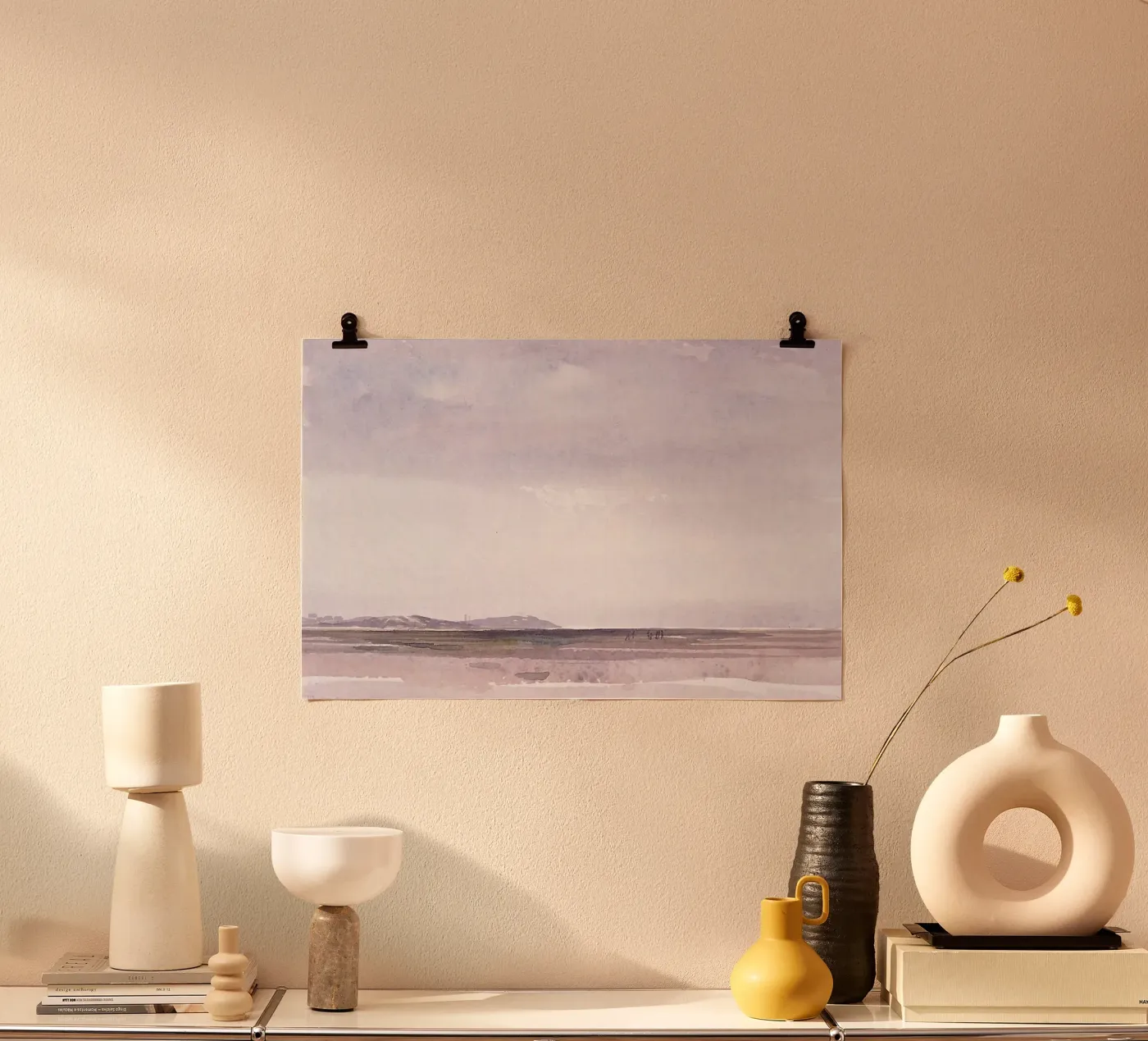 Dunes | Watercolour poster da Nordlicht Atelier