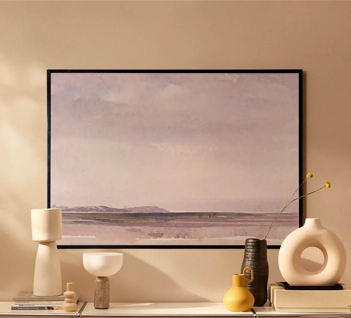 Dunes | Watercolour poster da Nordlicht Atelier