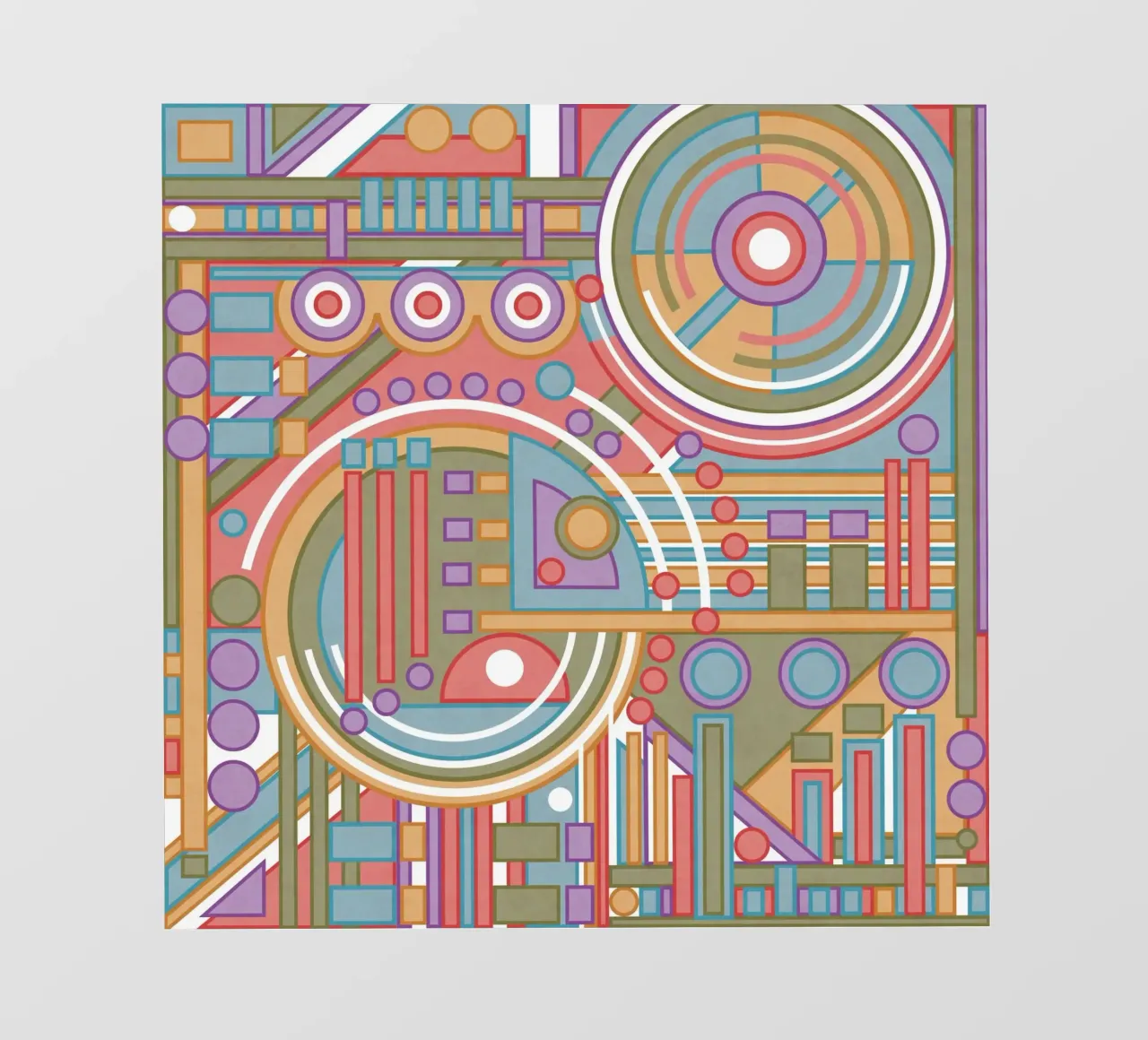 Process 6 fotobehang van shellybremmer