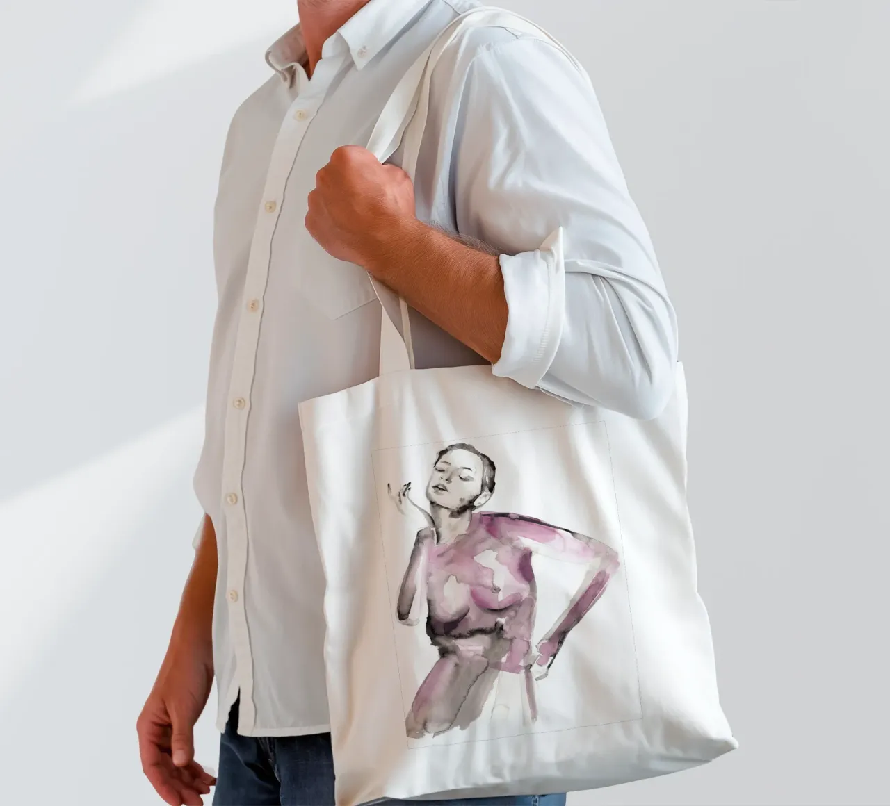 Take it Off borsa in juta da Victoria Verbaan