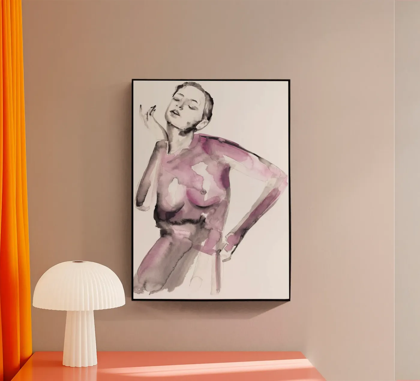 Take it Off acryl van Victoria Verbaan